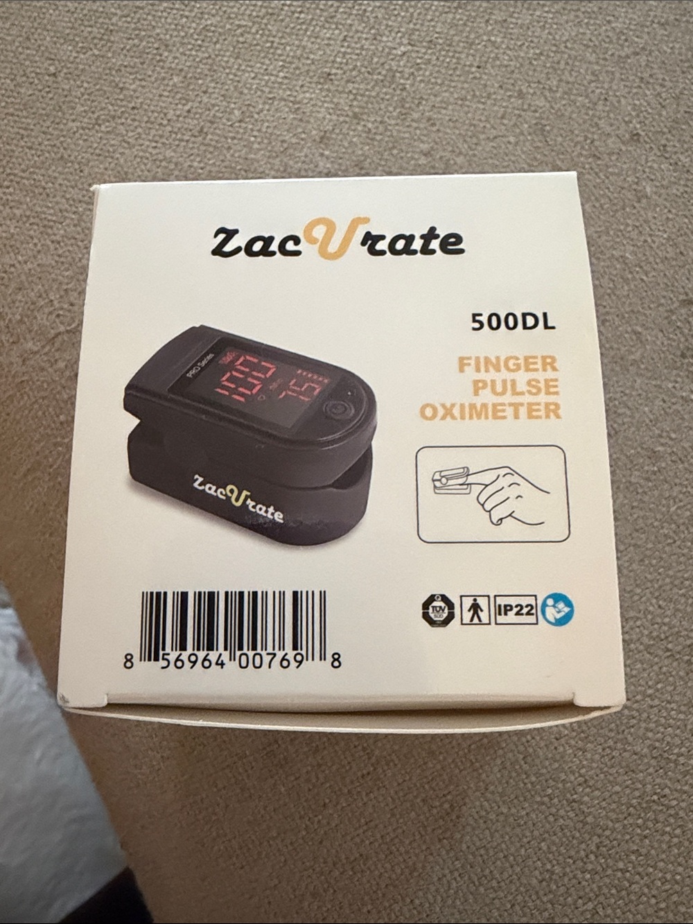 500DL Black Finger Pulse Oximeter